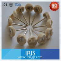 Shank Type Rotary Tools Cotton Buffing And Polishing Wheel Made Of Cloth For Polishing Dental Products