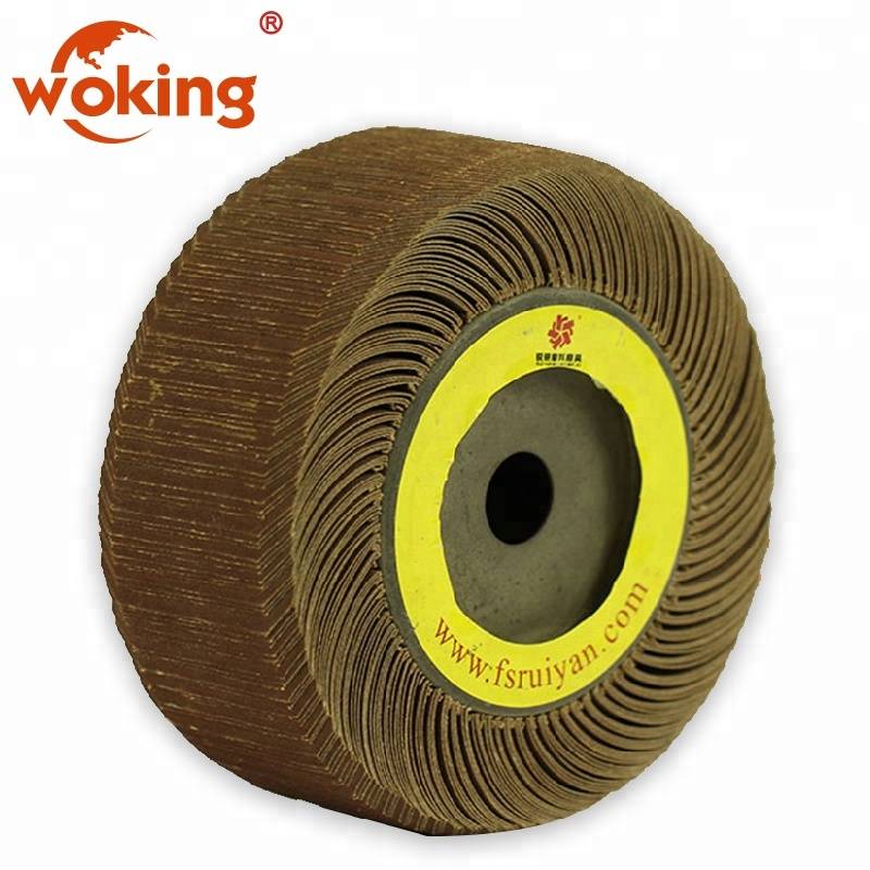 Abrasive Sanding Wheel For Polishing Chrome Pieces